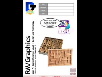 Design Dynamics: Marble Madness Project - Booklet (KS3) + Lesson Plans