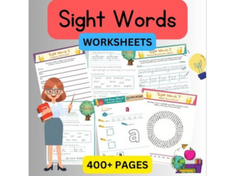Sight Words Activities Pack: Building Reading Fluency and Confidence