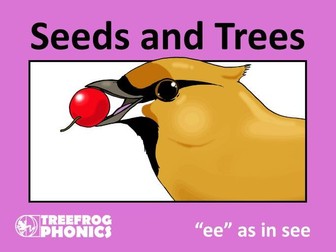 ee phoneme Seeds and Trees phonics ebook