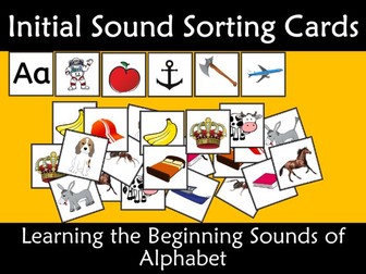 Initial Sound Alphabet Card Sort