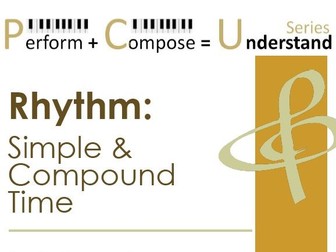 Rhythm: Simple & Compound Time educational pack