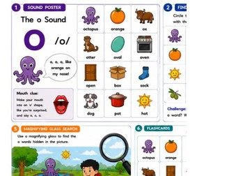 O phonic continuous provision activity pack