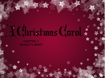 A Christmas Carol Guided Reading Chapter 1 - 5