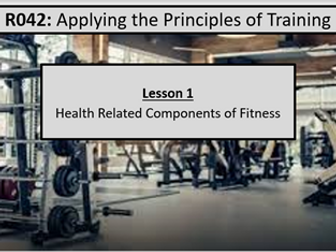 Components of Fitness - Health Related