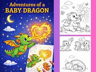 Baby Dragon Coloring Pages - Printable Dragon Activity Pack