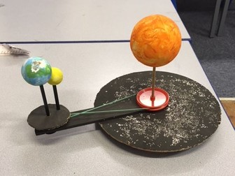 Design and Technology - Inventions - Constructing an Orrery (Small Scale Solar System).