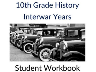 Interwar Years Printable Student Activity Workbook