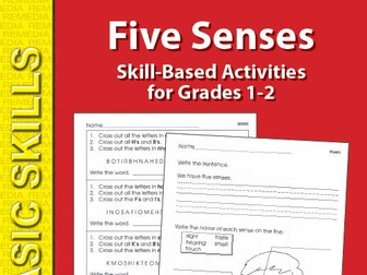 Five Senses: Thematic Skill-Based Activities for Grades 1-2