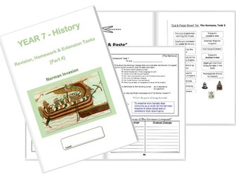 Norman Invasion Homework Booklet