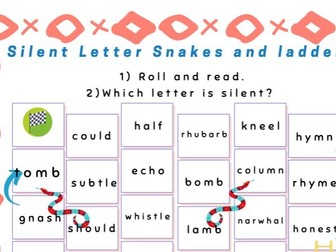 Silent Letter Snakes and Ladders
