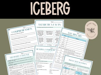 Iceberg - Claire Saxby | Worksheets & Activities | Stage 2 Unit 2, Lessons 1-10