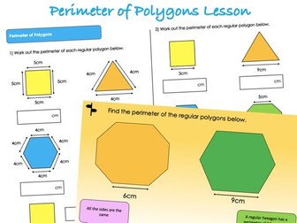 Year 5 Perimeter and Area - Perimeter of Polygons Lesson