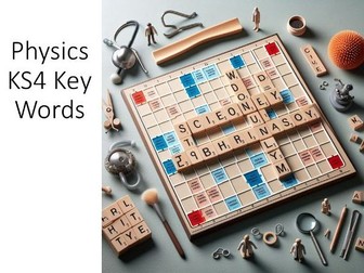 Physics Key Words with Test