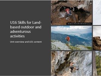 NCFE Level 3 Uniformed Services- Unit 16 skills for land based activities