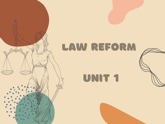 Law Reform Sample Essay - English Legal System (A-levels CIE)