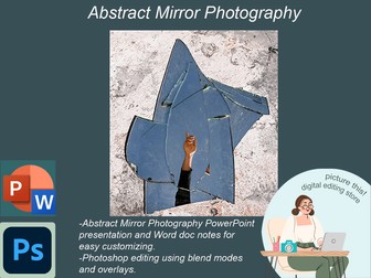 Abstract Mirror Digital Photography Photoshop Editing, High school