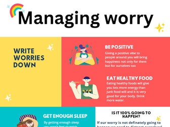 Help your young persons manage worry and anxiety!