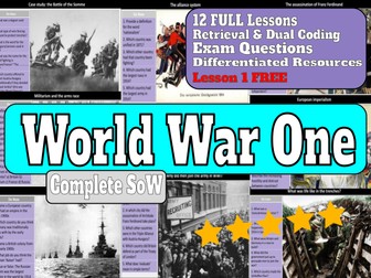 World War One WW1 WWI