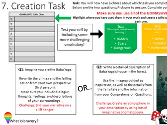 Year 7 English Homework Booklet