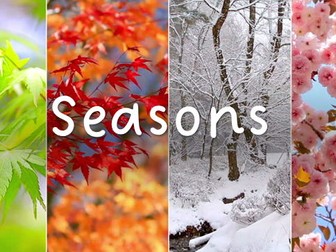 Winter Season Powerpoint and Signs of Winter activity sheet EYFS/Year 1