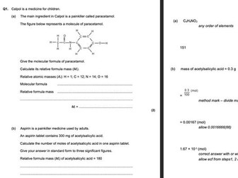 The Mole (Chemistry) - GCSE KS4 AQA (Combined & Seperate)