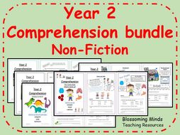 year 2 reading comprehension pack non fiction teaching