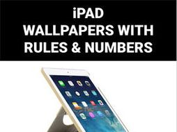 iPad - Wallpapers with Rules & Numbers