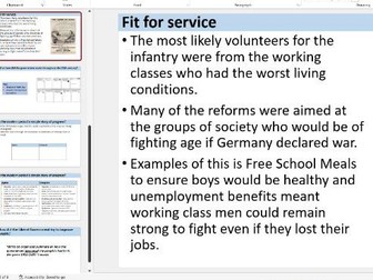 OCR B GCSE people's health modern liberal reforms