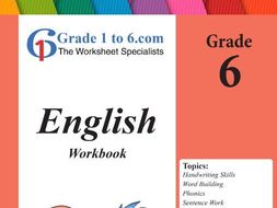 Grade 6 English Workbook/ Worksheets bundle from www.Grade1to6.com ...