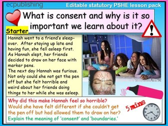 Consent + Law PSHE