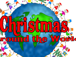 Christmas Around the World- Wordsearch and research quiz ks2-3