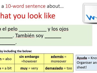 Year 7 Spanish Term 1 Lesson 16 - Myself and My Family Review