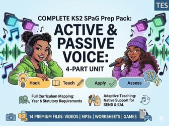 Active & Passive Voice Pop Song Lesson Pack