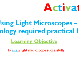 AQA GCSE Biology - Cell Biology - Required Practical 1 - Microscopy