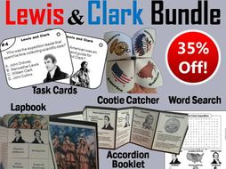 Lewis and Clark Task Cards and Activities Bundle
