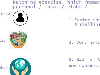 Global Perspectives_Advantages & disadvantages of transport