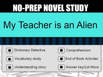 My Teacher is an Alien Novel Study-Complete Guided Novel Study.