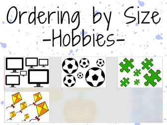 Ordering by Size (Hobbies)