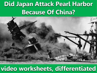 Why did Japan attack Pearl Harbor? Video questions, differentiated.