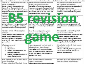 AQA GCSE Biology B5 revision game