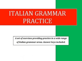 Italian Grammar Practice