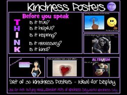 Kindness Posters by Krazikas | Teaching Resources
