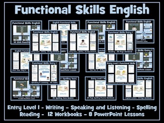 Functional Skills English - Entry Level 1 Bundle