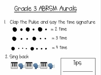 Grade 3 ABRSM Aural Worksheet