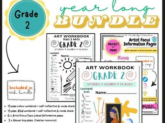 Grade 2 Art Workbook (full set)