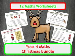 Christmas Maths Worksheets - Year 4 | Teaching Resources