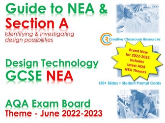 2022-2023 NEW CONTEXTUAL THEMES GCSE DT NEA AQA Guide to Context & Section A