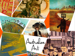 Australian Art History ~ 182 Slides ~ Highly Visual & Annotated ~ Australia