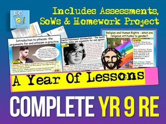 Complete Year 9 RE (in one download)
