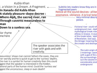 Coleridge Kubla Khan